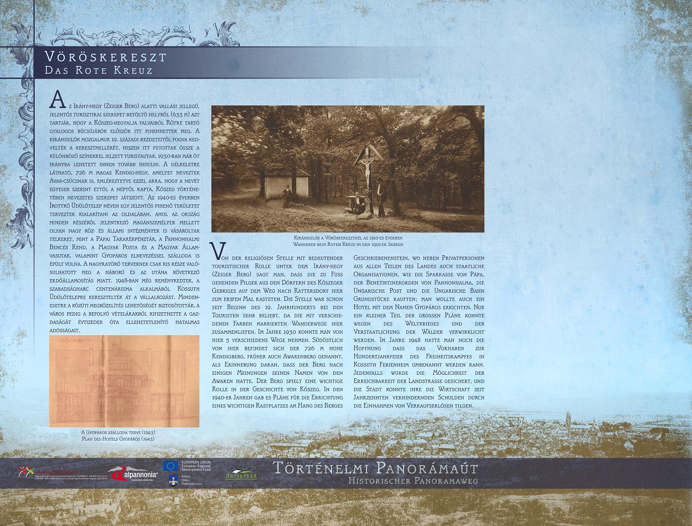 Történelmi panorámaút tanösvény – Kőszegi-hegység