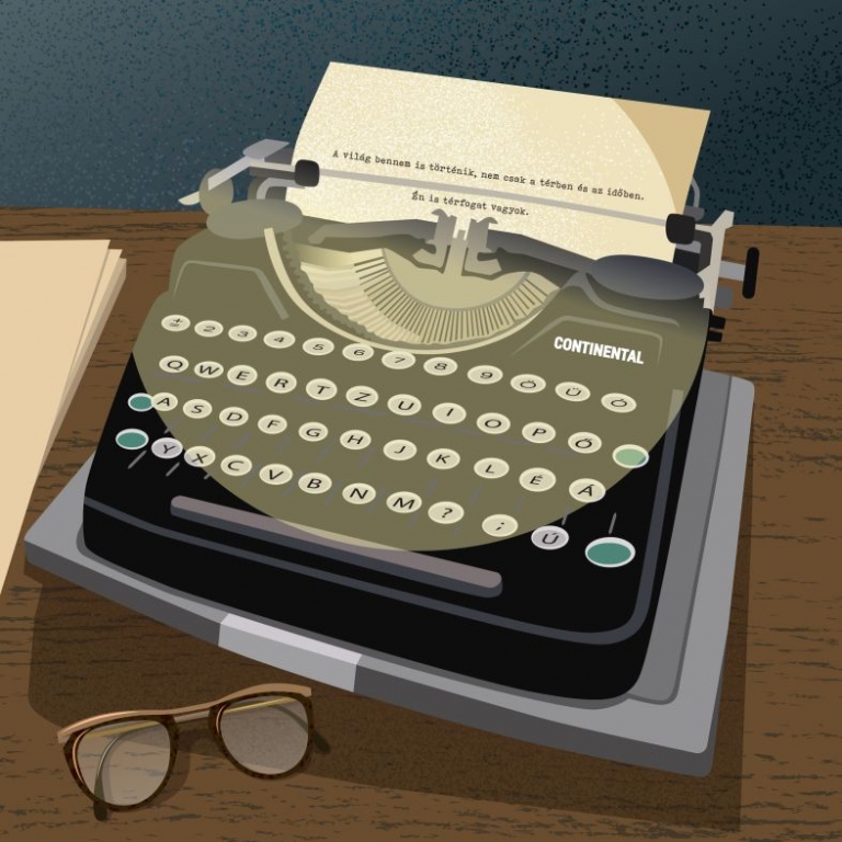 His typewriter - La sua macchina da scrivere