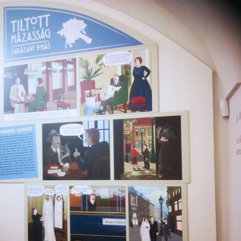 The comic on the life of Sándor Márai - Il comico che si tratta sulla vita dello scrittore